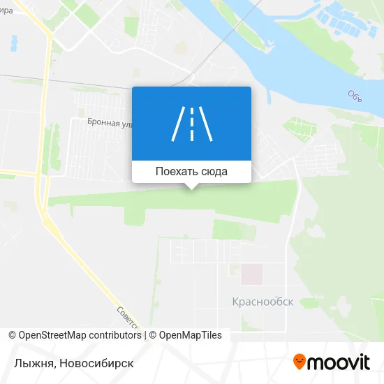 Карта Лыжня