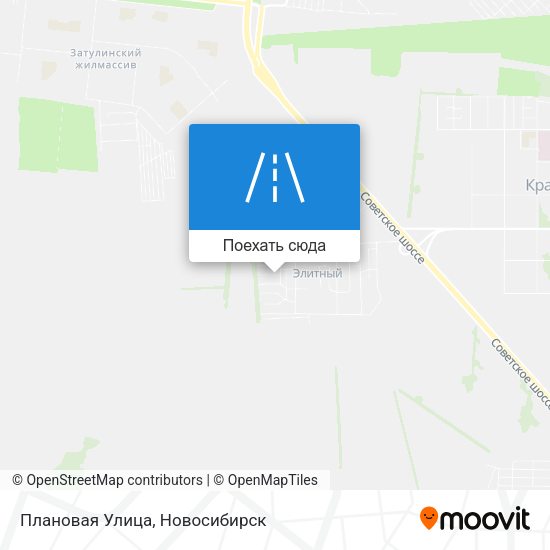 Карта Плановая Улица