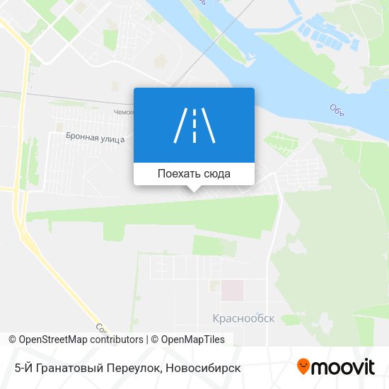 Карта 5-Й Гранатовый Переулок