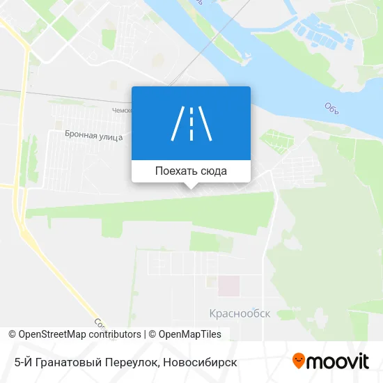 Карта 5-Й Гранатовый Переулок
