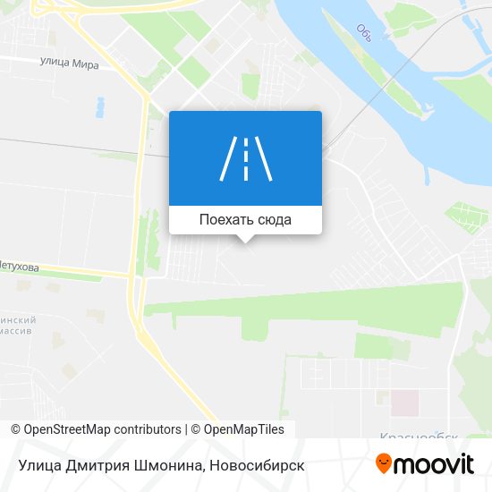 Карта Улица Дмитрия Шмонина