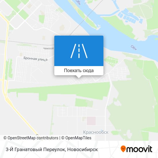 Карта 3-Й Гранатовый Переулок