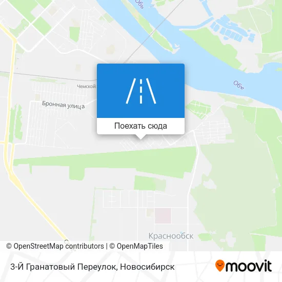 Карта 3-Й Гранатовый Переулок