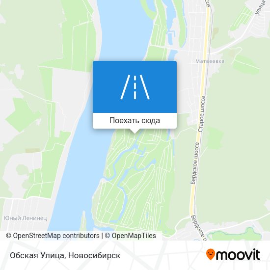 Карта Обская Улица