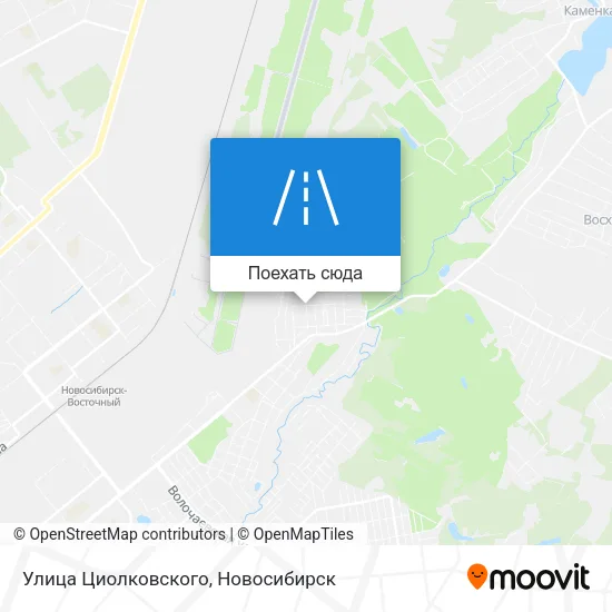 Карта Улица Циолковского