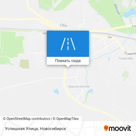 Карта Успешная Улица
