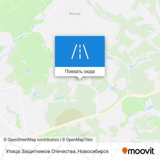 Карта Улица Защитников Отечества