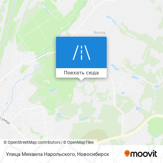 Карта Улица Михаила Нарольского