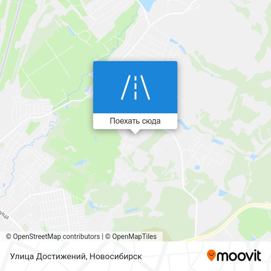 Карта Улица Достижений
