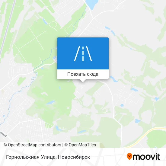 Карта Горнолыжная Улица