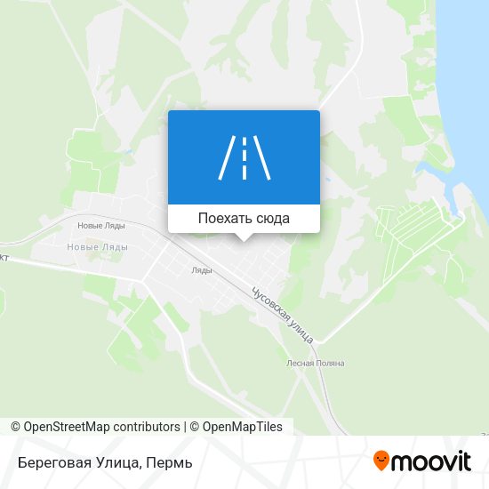 Карта Береговая Улица