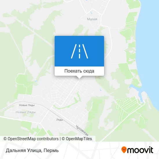 Карта Дальняя Улица