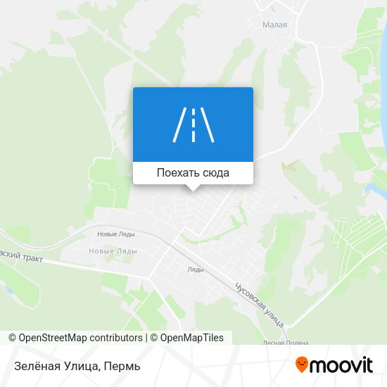 Карта Зелёная Улица