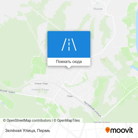 Карта Зелёная Улица