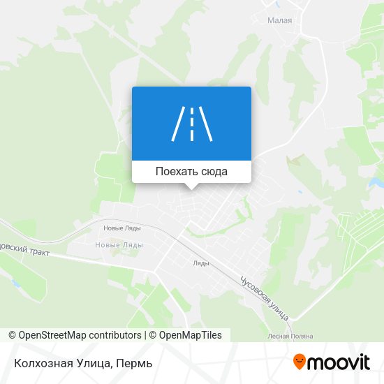 Карта Колхозная Улица