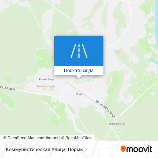 Карта Коммунистическая Улица