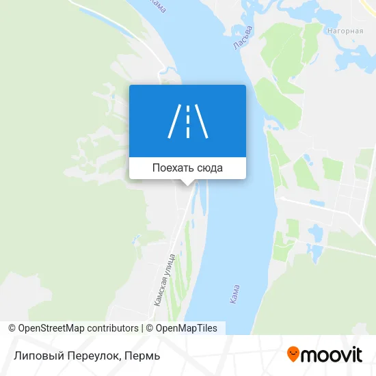 Карта Липовый Переулок