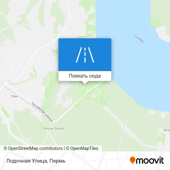 Карта Лодочная Улица