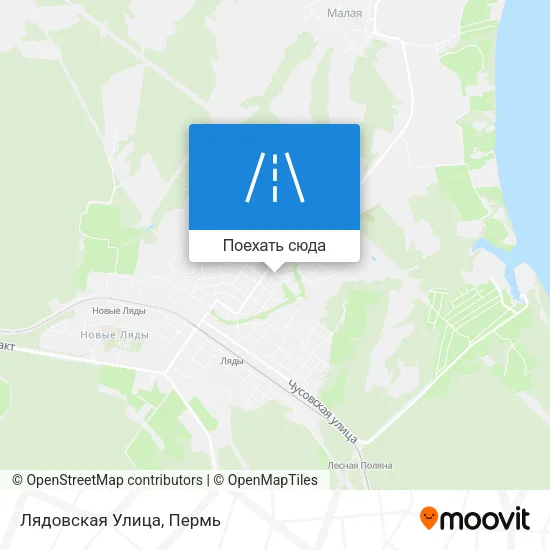 Карта Лядовская Улица