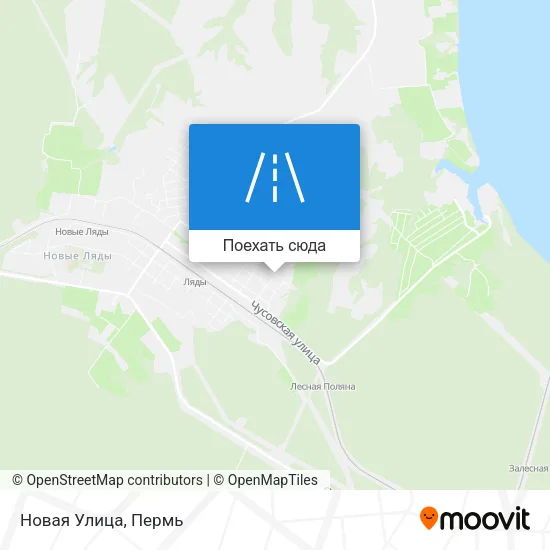 Карта Новая Улица