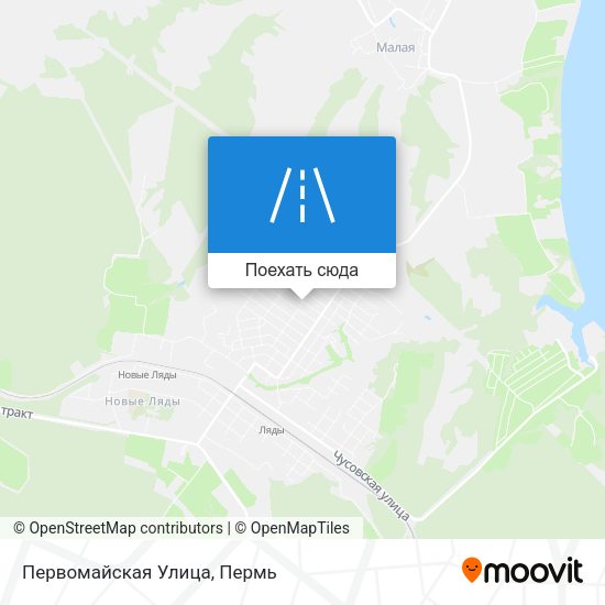 Карта Первомайская Улица