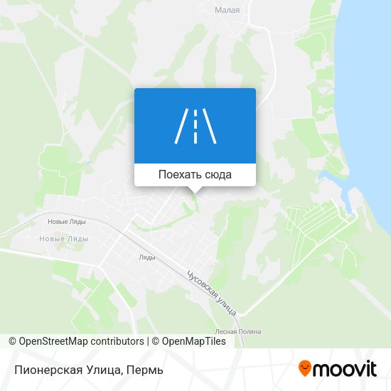 Карта Пионерская Улица
