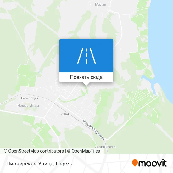 Карта Пионерская Улица