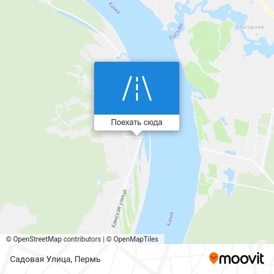 Карта Садовая Улица