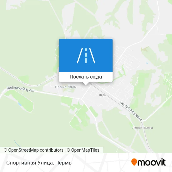 Карта Спортивная Улица