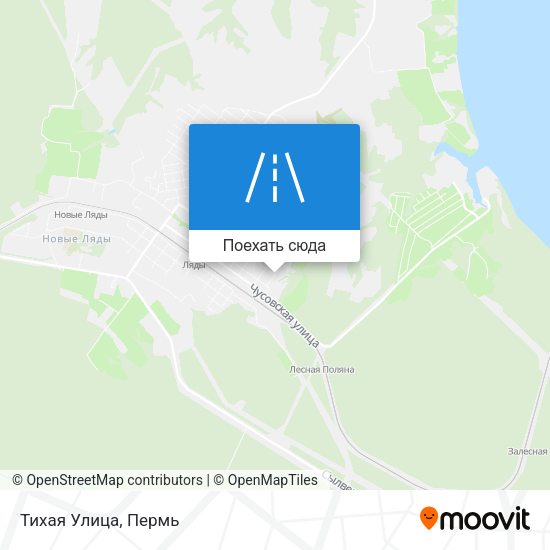 Карта Тихая Улица
