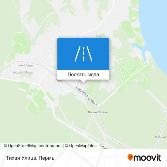 Карта Тихая Улица