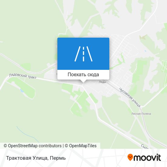 Карта Трактовая Улица