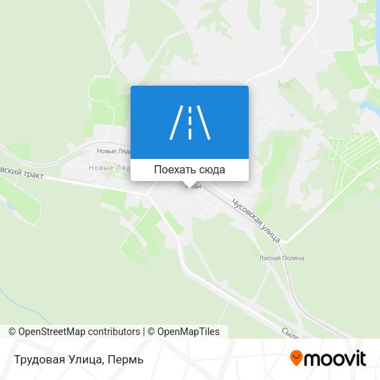 Карта Трудовая Улица