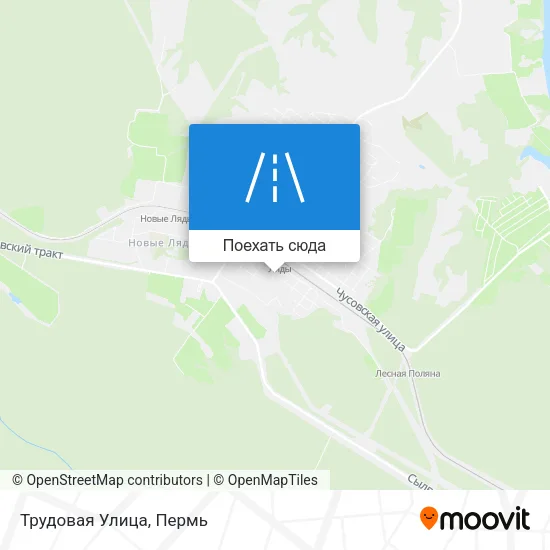 Карта Трудовая Улица