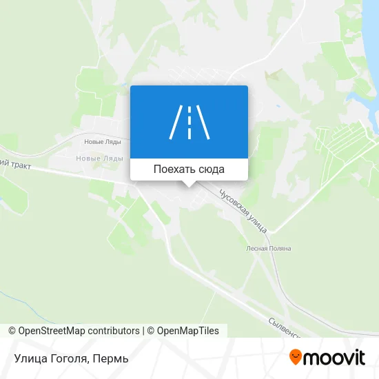 Карта Улица Гоголя