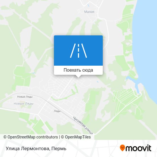 Карта Улица Лермонтова
