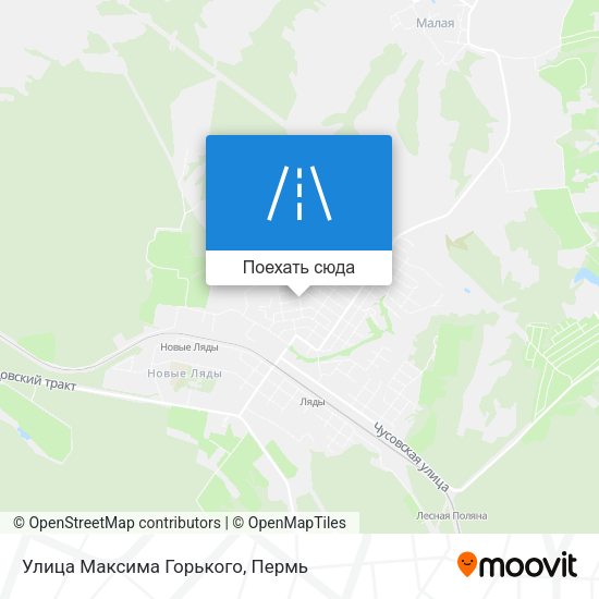 Карта Улица Максима Горького
