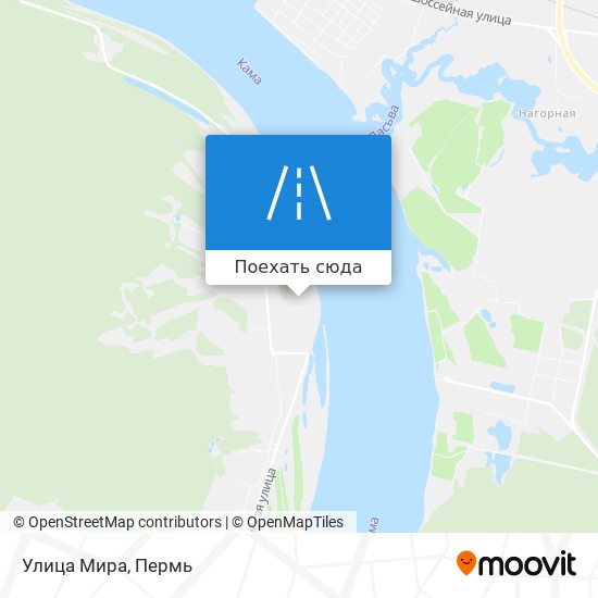 Карта Улица Мира