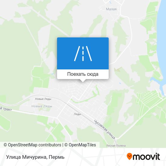 Карта Улица Мичурина
