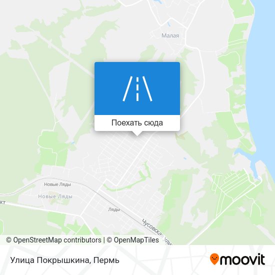 Карта Улица Покрышкина