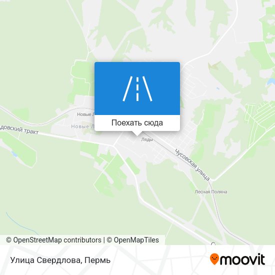 Карта Улица Свердлова