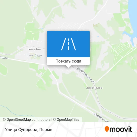 Карта Улица Суворова