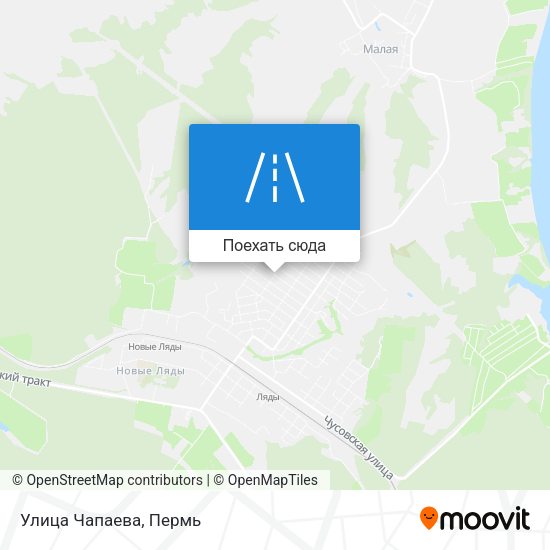 Карта Улица Чапаева