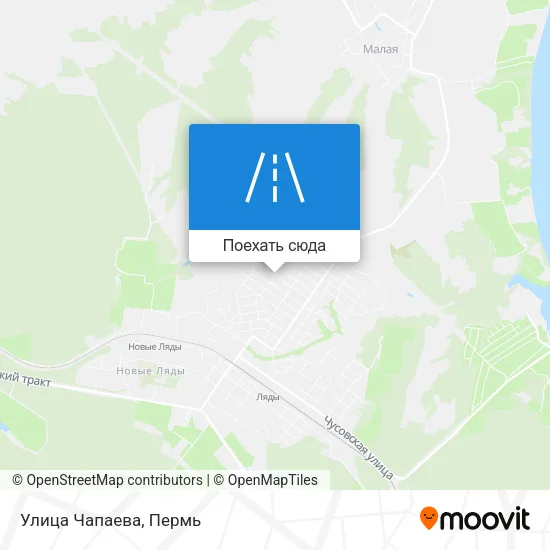 Карта Улица Чапаева