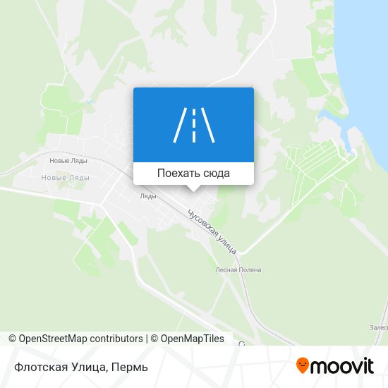 Карта Флотская Улица