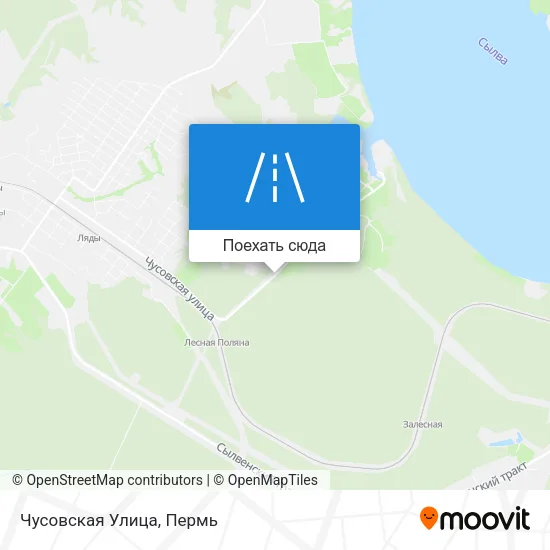 Карта Чусовская Улица