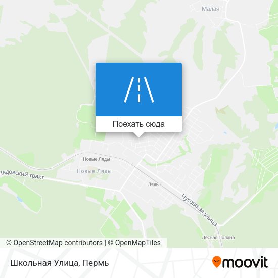 Карта Школьная Улица