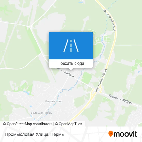 Карта Промысловая Улица
