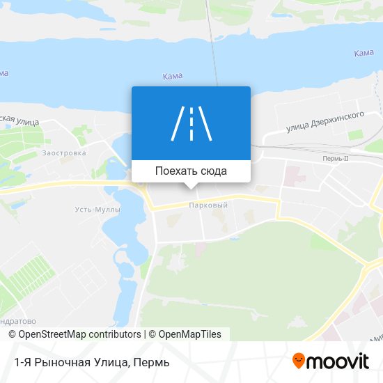 Карта 1-Я Рыночная Улица