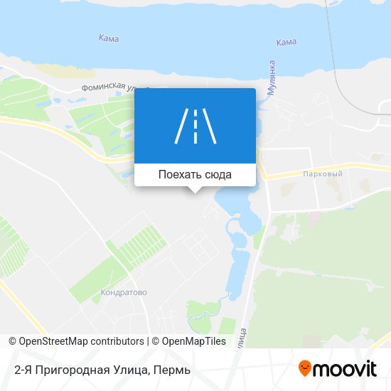 Карта 2-Я Пригородная Улица